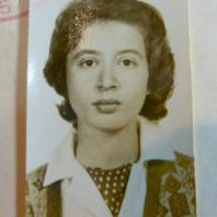 A photo taken of Felicia at age eighteen, found at the National Archives in Rio de Janeiro, attached to her naturalization records